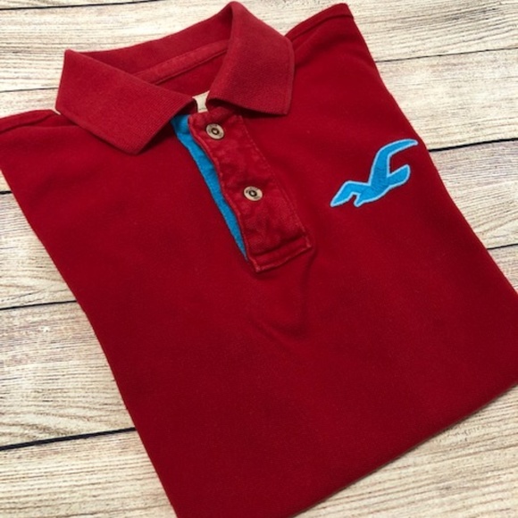 Hollister Other - 🌟 FINAL PRICE🌟HOLLISTER Red Polo Shirt